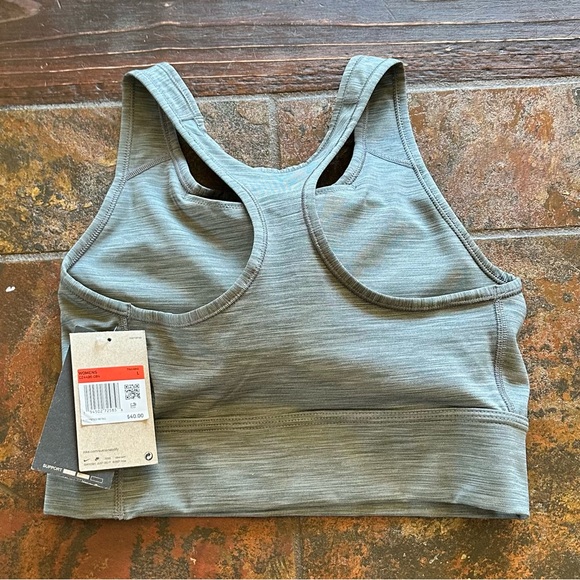 NEW NIKE GRAY DRI-FIT SPORTS BRA WOMEN’s LARGE - Picture 3 of 5